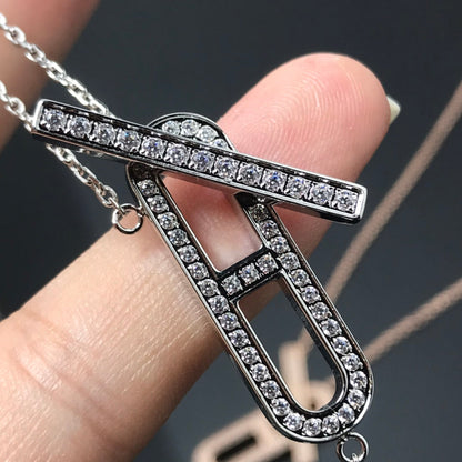 [Mystic]HM NECKLACE PLATINUM ROSE GOLD DIAMOND