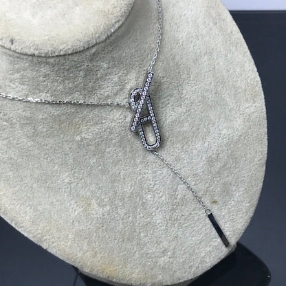 [Mystic]HM NECKLACE PLATINUM ROSE GOLD DIAMOND