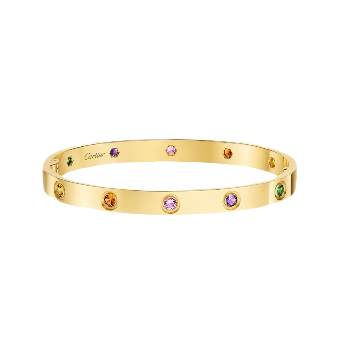 [Mysitc] 2026 RAINBOW LOVE BRACELET 6.1MM  10 DIAMONDS