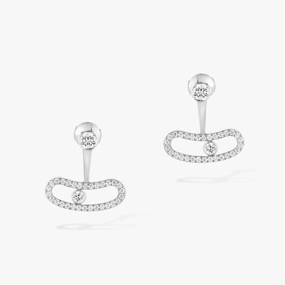 [Mysitc] MOVE UNO SILVER DIAMOND EARRINGS