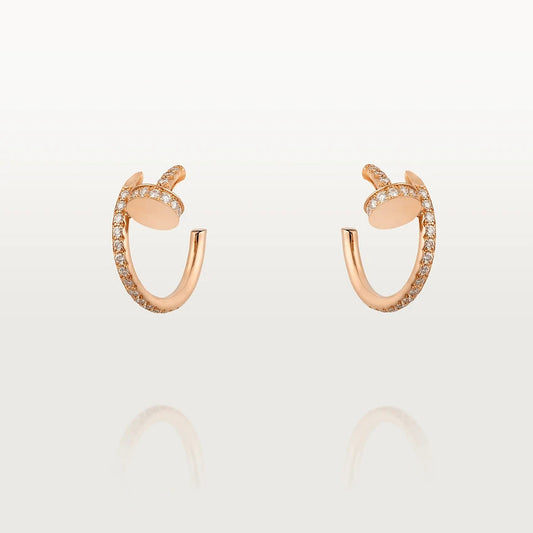 [Mystic]JUSTE EARRINGS 12.75MM PINK GOLD DIAMOND