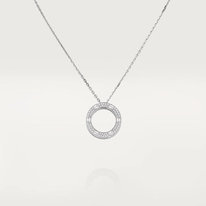 [Mystic]LOVE NECKLACE ADJUSTABLE SILVER