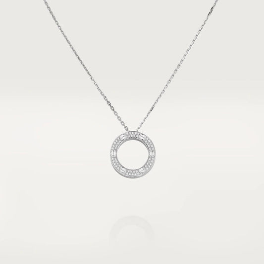 [Mystic]LOVE NECKLACE ADJUSTABLE SILVER