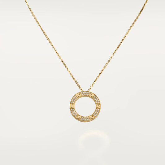 [Mystic]LOVE NECKLACE ADJUSTABLE ROSE GOLD