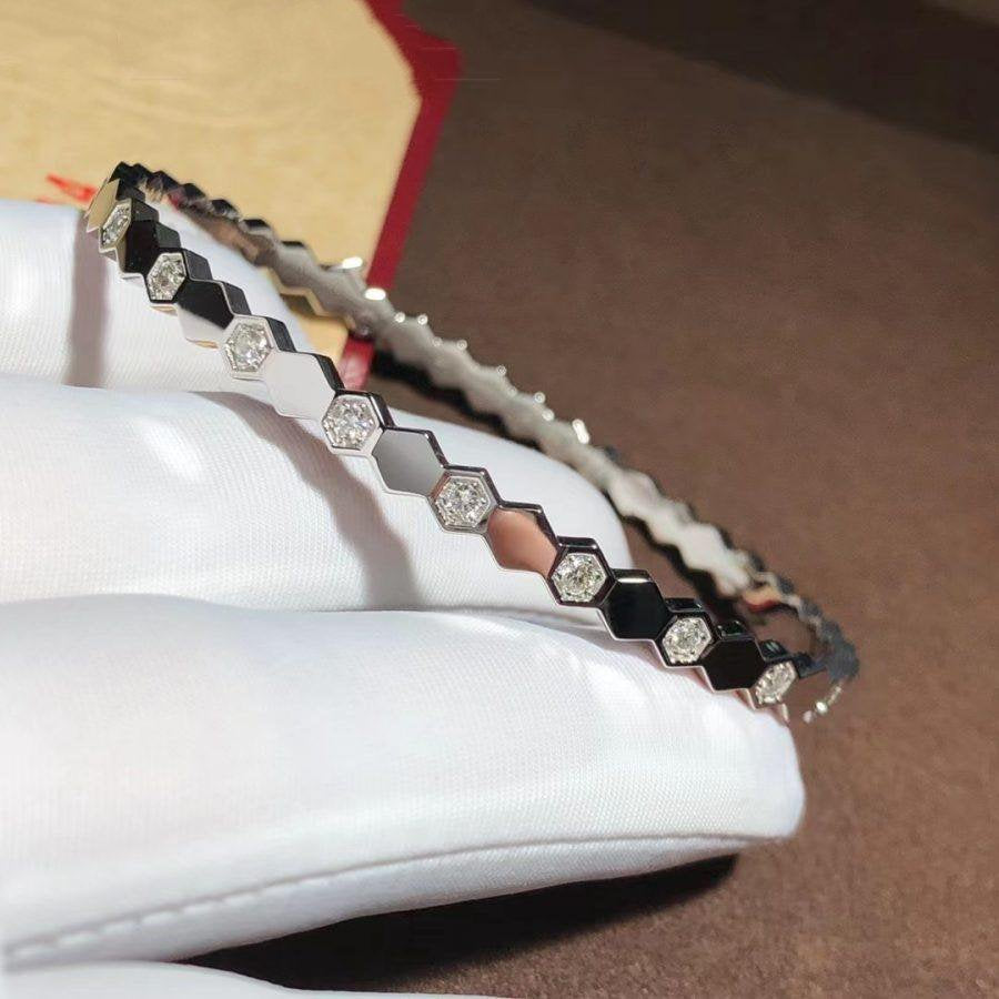 [Mystic]BEE LOVE SILVER DIAMOND BRACELET