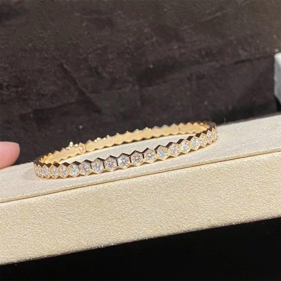 [Mystic]BEE LOVE GOLD BRACELET FULL DIAMOND