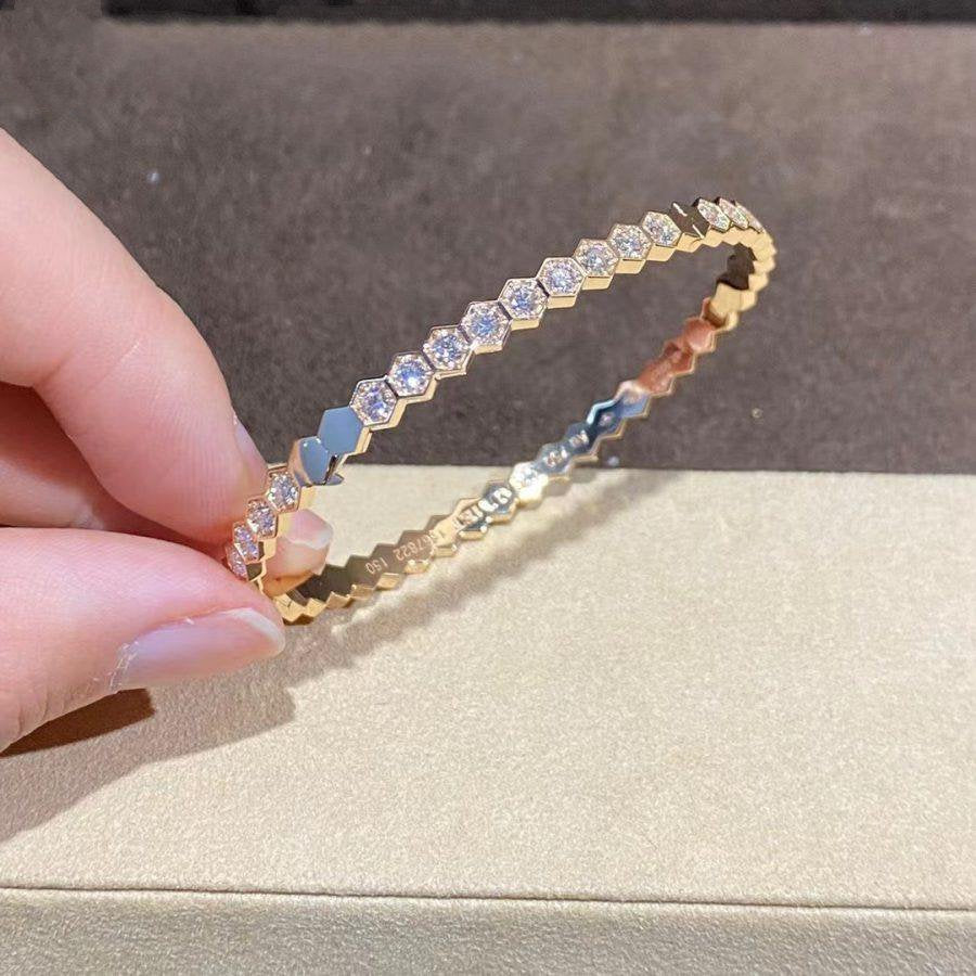 [Mystic]BEE LOVE GOLD BRACELET FULL DIAMOND