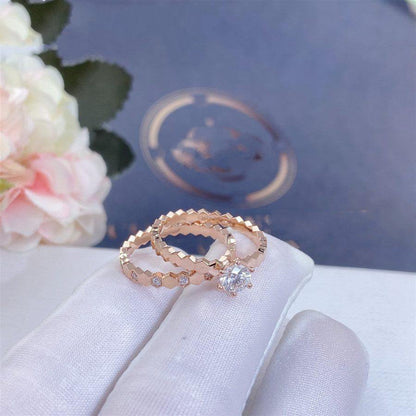 [Mystic]BEE LOVE RING PINK GOLD DIAMOND