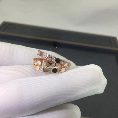 [Mystic]BEE LOVE RING PINK GOLD DIAMOND