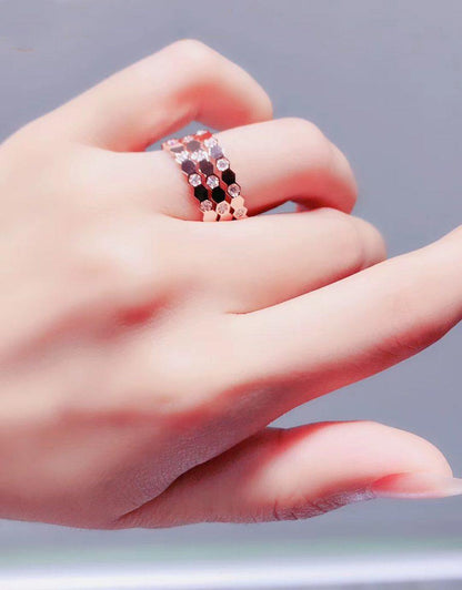 [Mystic]BEE LOVE RING PINK GOLD DIAMOND
