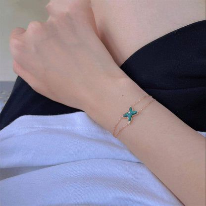 [Mystic]JEUX BRACELET MALACHITE PINK GOLD 1 DIAMOND
