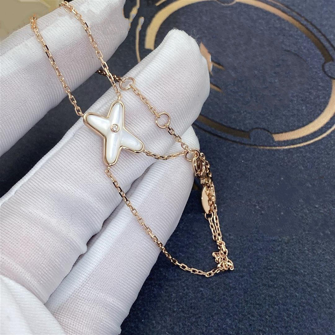 [Mystic]JEUX BRACELET WHITE MOP PINK GOLD 1 DIAMOND