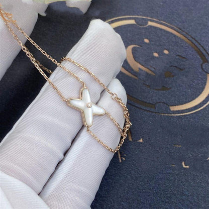 [Mystic]JEUX BRACELET WHITE MOP PINK GOLD 1 DIAMOND