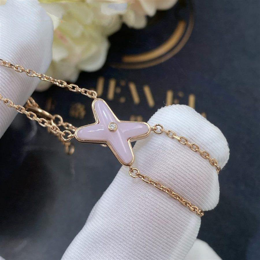 [Mystic]JEUX BRACELET PINK MOP PINK GOLD 1 DIAMOND