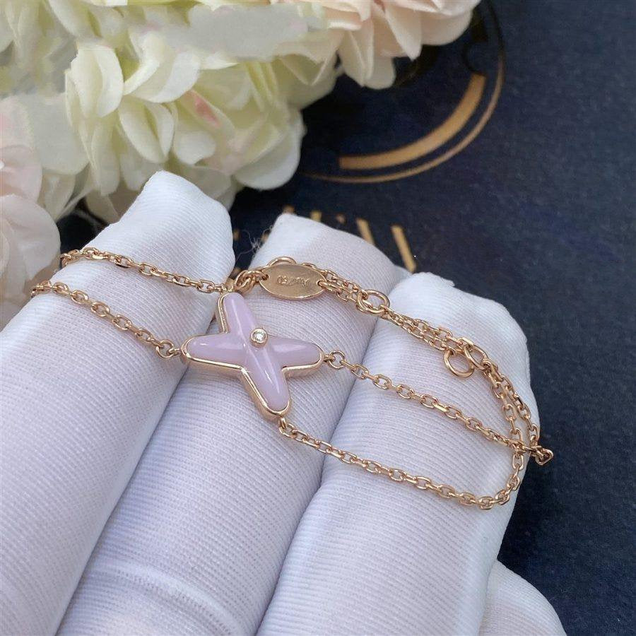 [Mystic]JEUX BRACELET PINK MOP PINK GOLD 1 DIAMOND