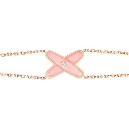 [Mystic]JEUX BRACELET PINK MOP PINK GOLD 1 DIAMOND
