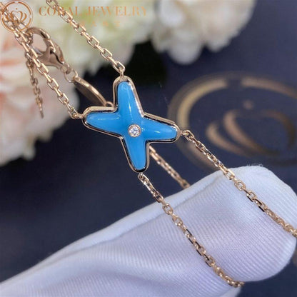 [Mystic]JEUX BRACELET TURQUOISE PINK GOLD 1 DIAMOND