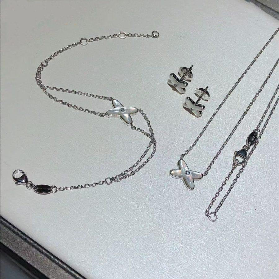 [Mystic]JEUX BRACELET WHITE MOP SILVER 1 DIAMOND