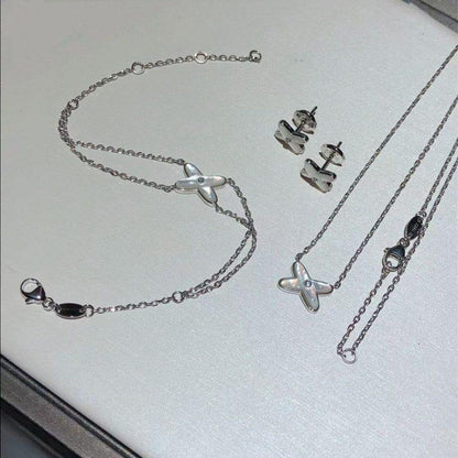 [Mystic]JEUX BRACELET WHITE MOP SILVER 1 DIAMOND