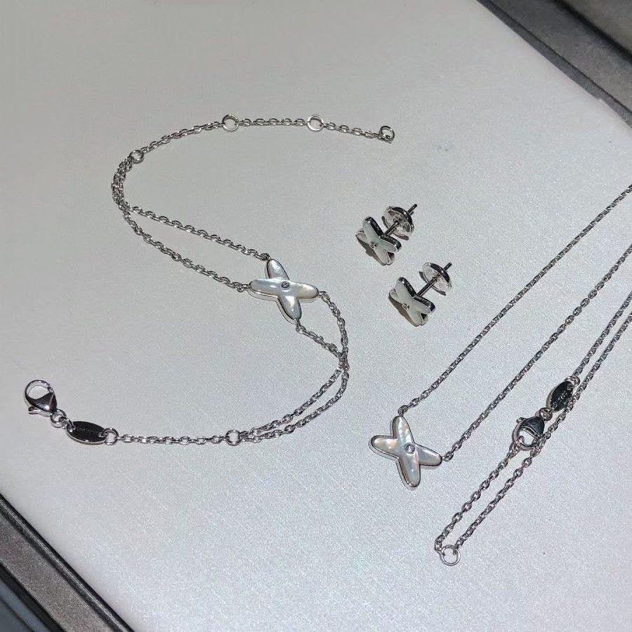 [Mystic]JEUX BRACELET WHITE MOP SILVER 1 DIAMOND