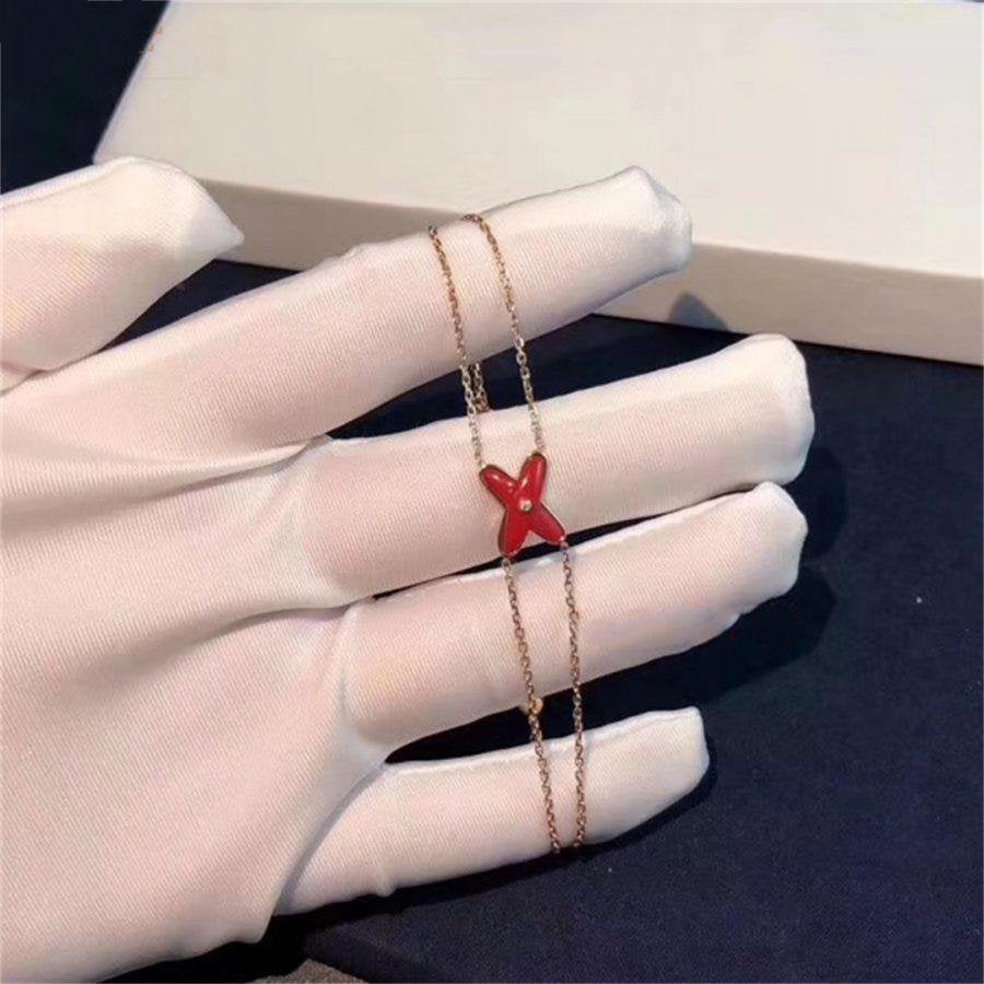 [Mystic]JEUX BRACELET CARNELIAN PINK GOLD 1 DIAMOND