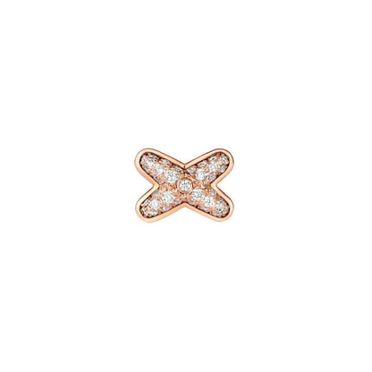 [Mystic]JEUX DE PINK GOLD DIAMOND EARRINGS