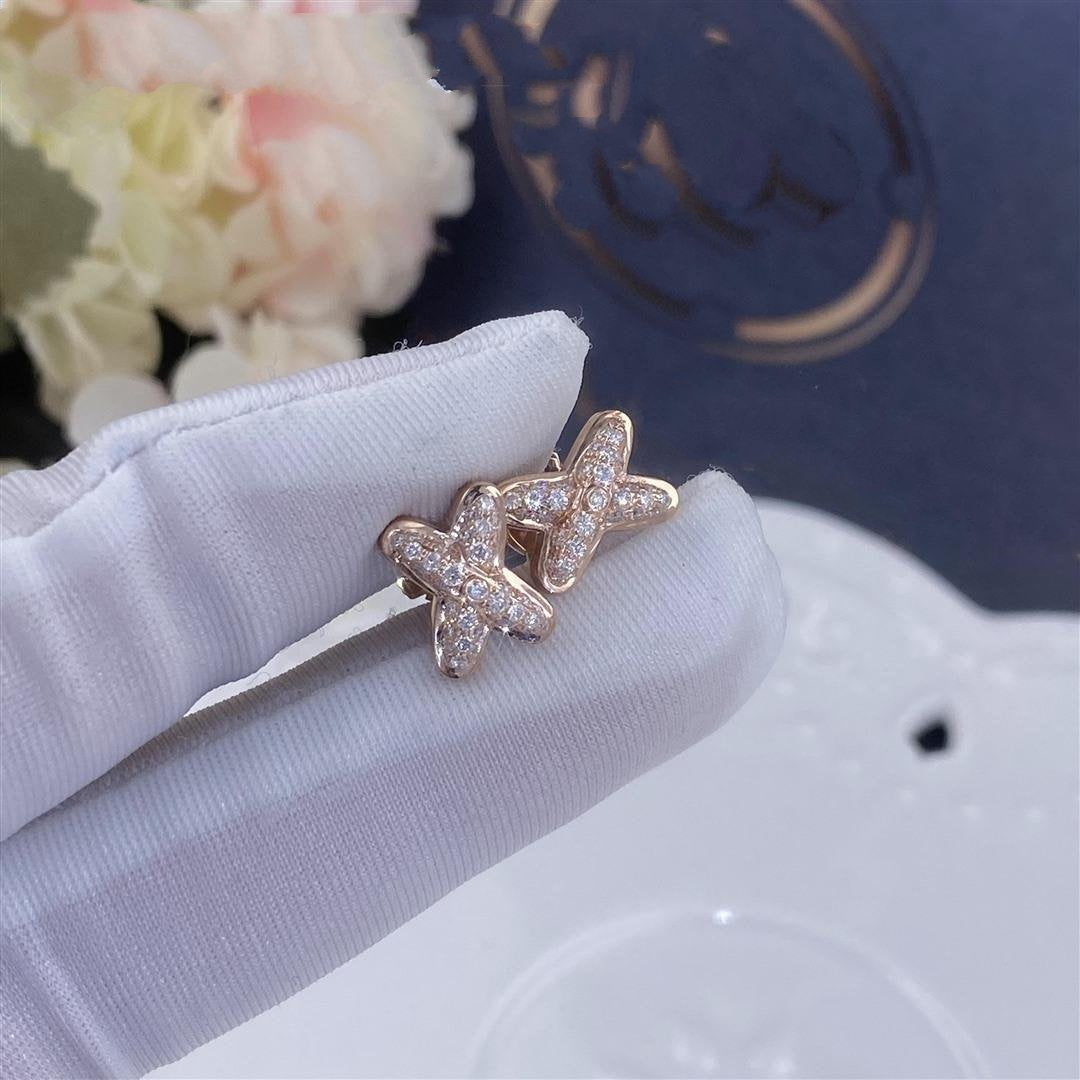 [Mystic]JEUX DE PINK GOLD DIAMOND EARRINGS