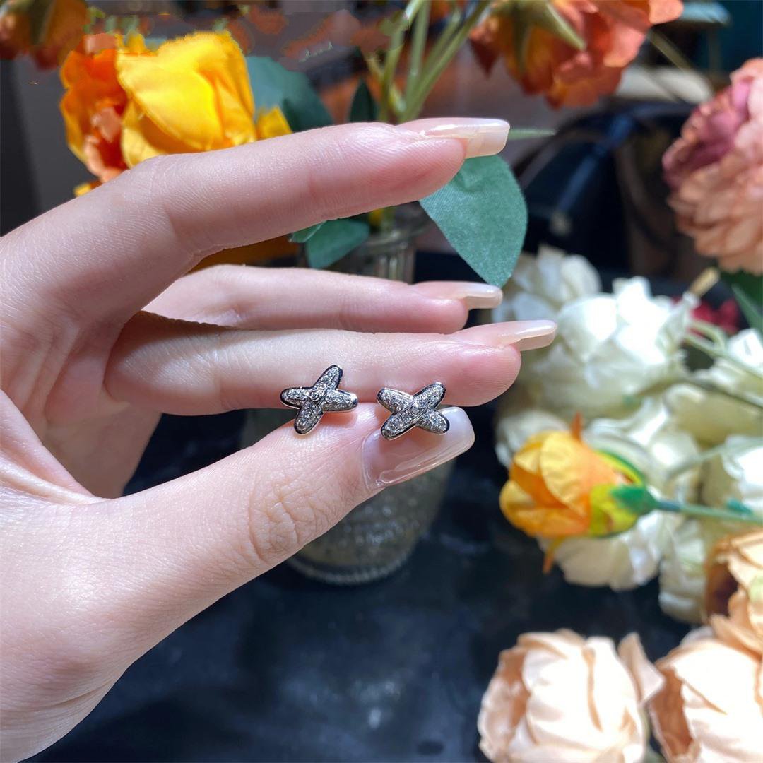 [Mystic]JEUX DE SILVER DIAMOND EARRINGS