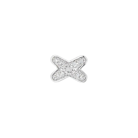[Mystic]JEUX DE SILVER DIAMOND EARRINGS