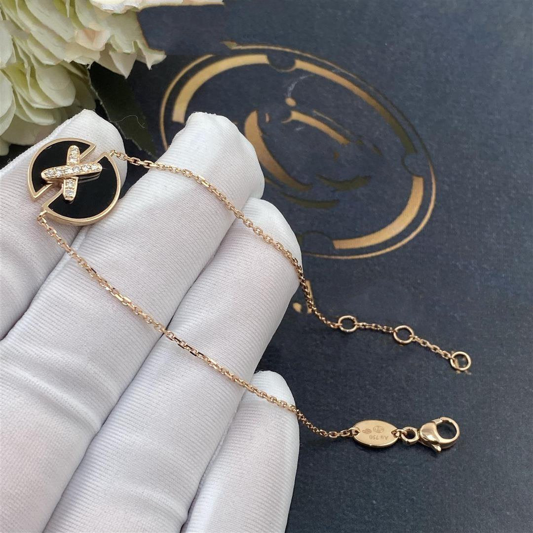 [Mystic]JEUX DE BRACELET ONYX PINK GOLD DIAMOND