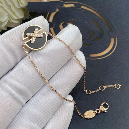 [Mystic]JEUX DE BRACELET ONYX PINK GOLD DIAMOND