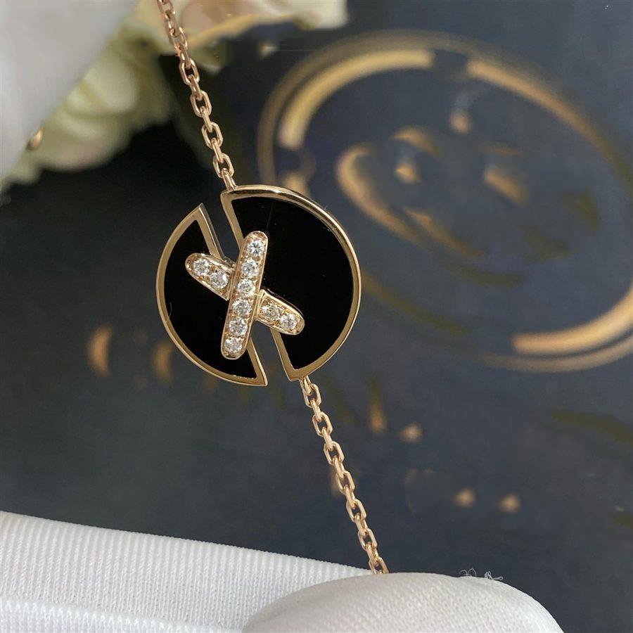 [Mystic]JEUX DE BRACELET ONYX PINK GOLD DIAMOND