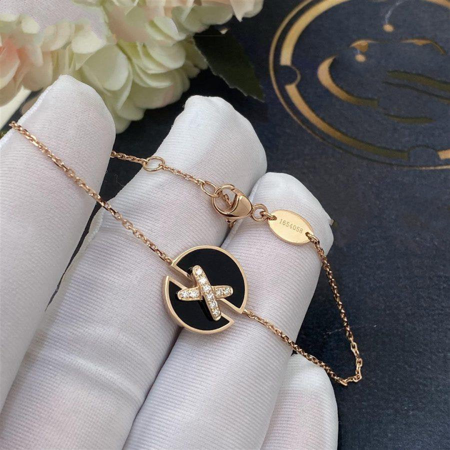 [Mystic]JEUX DE BRACELET ONYX PINK GOLD DIAMOND