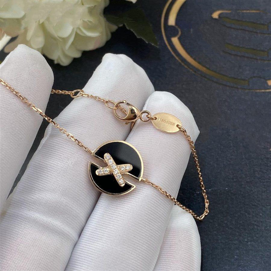 [Mystic]JEUX DE BRACELET ONYX PINK GOLD DIAMOND