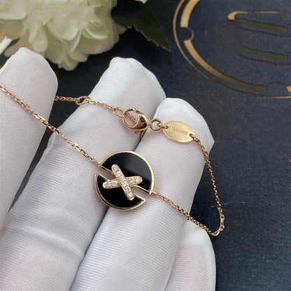 [Mystic]JEUX DE BRACELET ONYX PINK GOLD DIAMOND