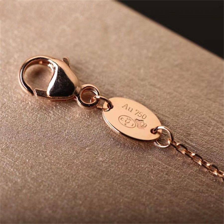 [Mystic]Hollow Design Four-Leaf Clover Flower Shape Ring