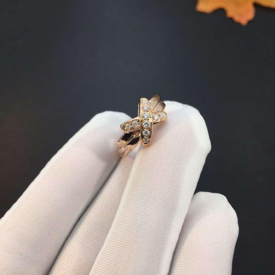 [Mystic]JEUX DE PINK GOLD DIAMOND RING