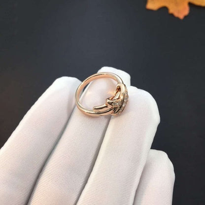 [Mystic]JEUX DE PINK GOLD DIAMOND RING