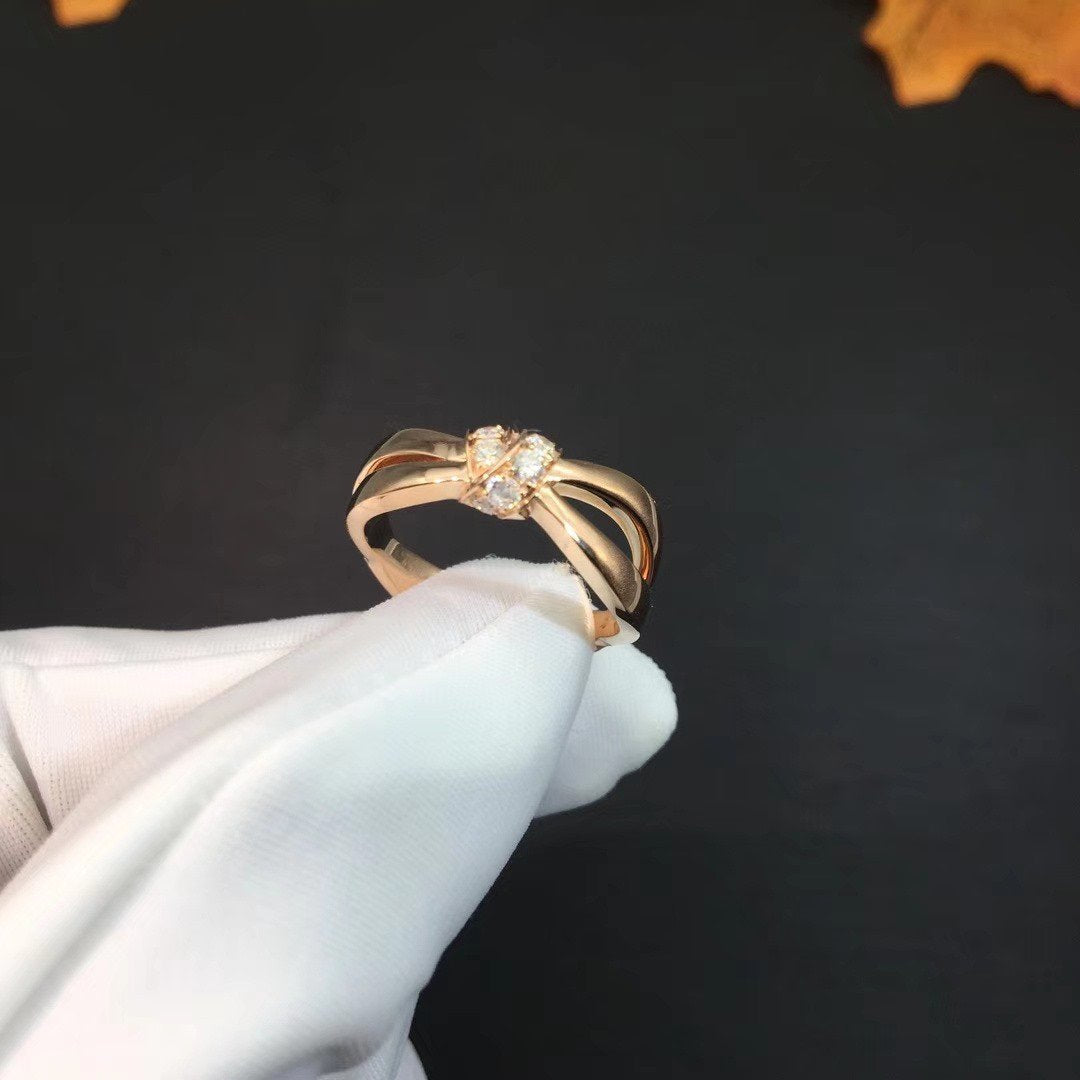[Mystic]LIENS RING PINK GOLD DIAMOND