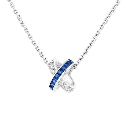 [Mystic]LIENS DIAMOND SILVER NECKLACE