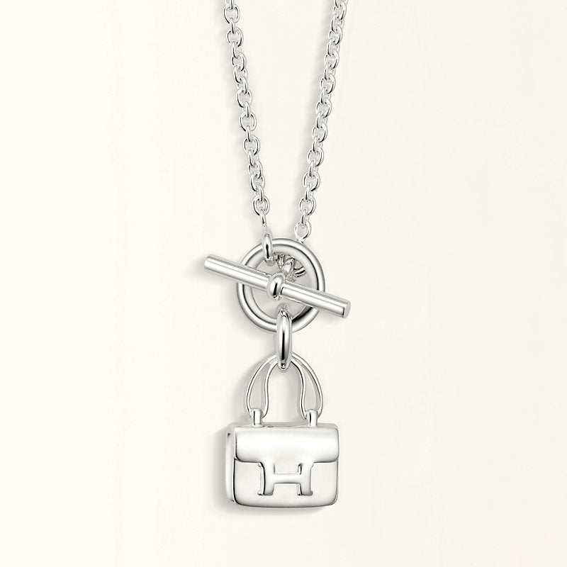 [Mystic]POP H PEDANT SILVER NECKLACE