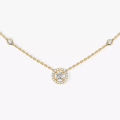 [Mysitc] Diamond Necklace 0,20ct Brilliant Shape Joy