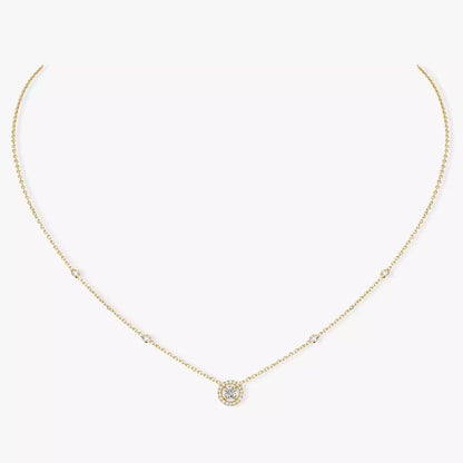 [Mysitc] Diamond Necklace 0,20ct Brilliant Shape Joy