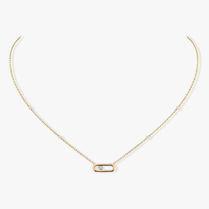 [Mysitc] MOVE UNO DIAMOND NECKLACE