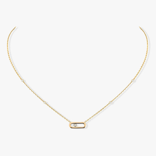 [Mysitc] MOVE UNO DIAMOND NECKLACE