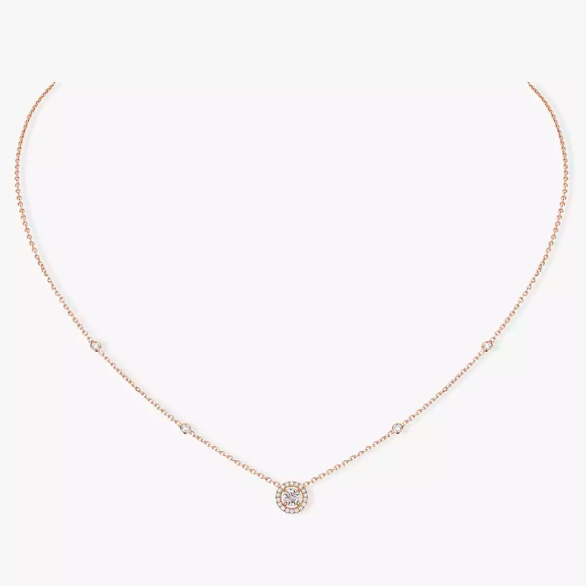 [Mysitc] Diamond Necklace 0,20ct Brilliant Shape Joy