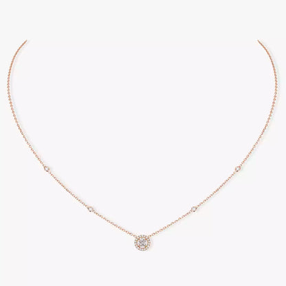 [Mysitc] Diamond Necklace 0,20ct Brilliant Shape Joy
