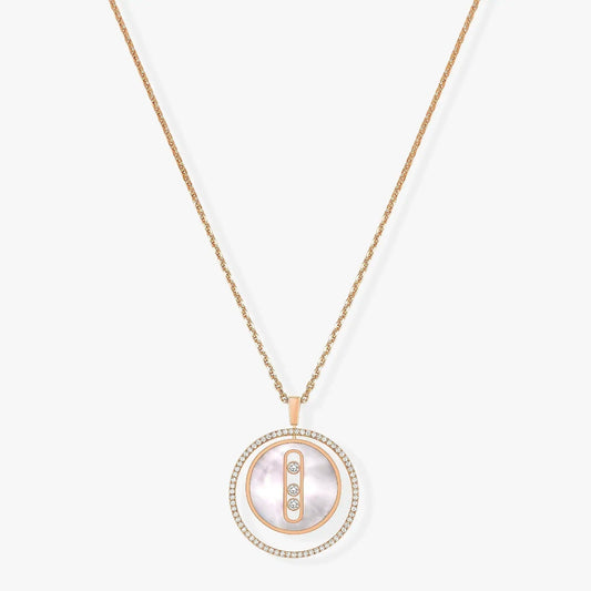 [Mysitc]  MOVE MM NACRE BLANCHE DIAMOND NECKLACE