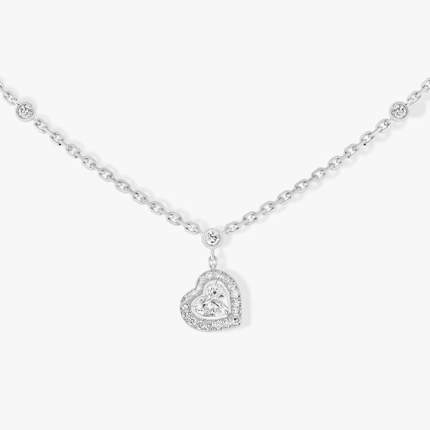 [Mysitc] JOY HEART DIAMOND NECKLACE