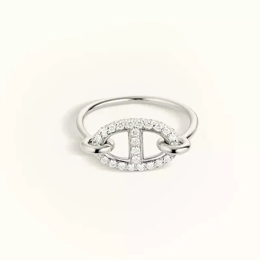 [Mystic Crown]RONDE SMALL SILVER DIAMOND RING